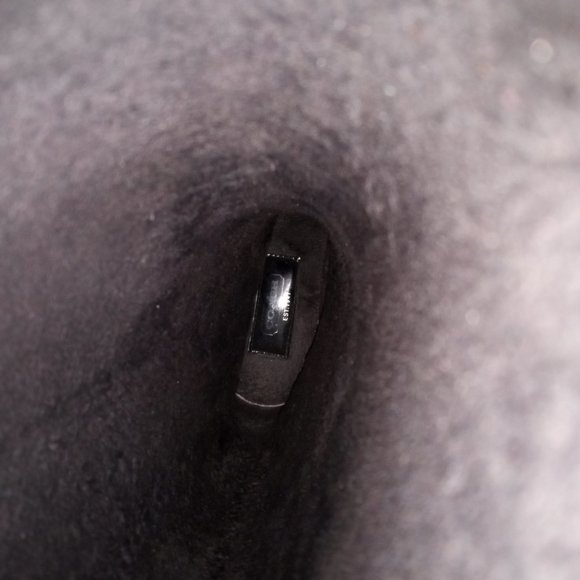 * COACH, Trist, Signature Black Grey Boots Rainboots Rubber Canvas Size 9 - Picture 10 of 13